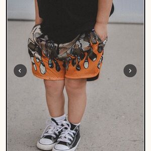 Little trouble flame shorts